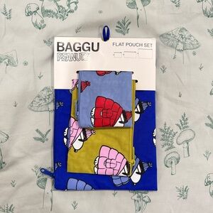 Baggu Flat Pouch Set - Puffer Snoopy